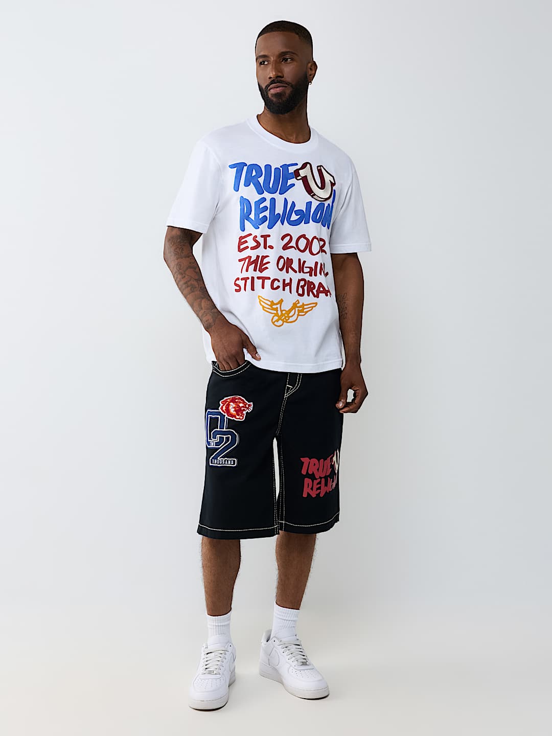VINNY PATCH BIG T FLAP ULTRA BAGGY SHORT