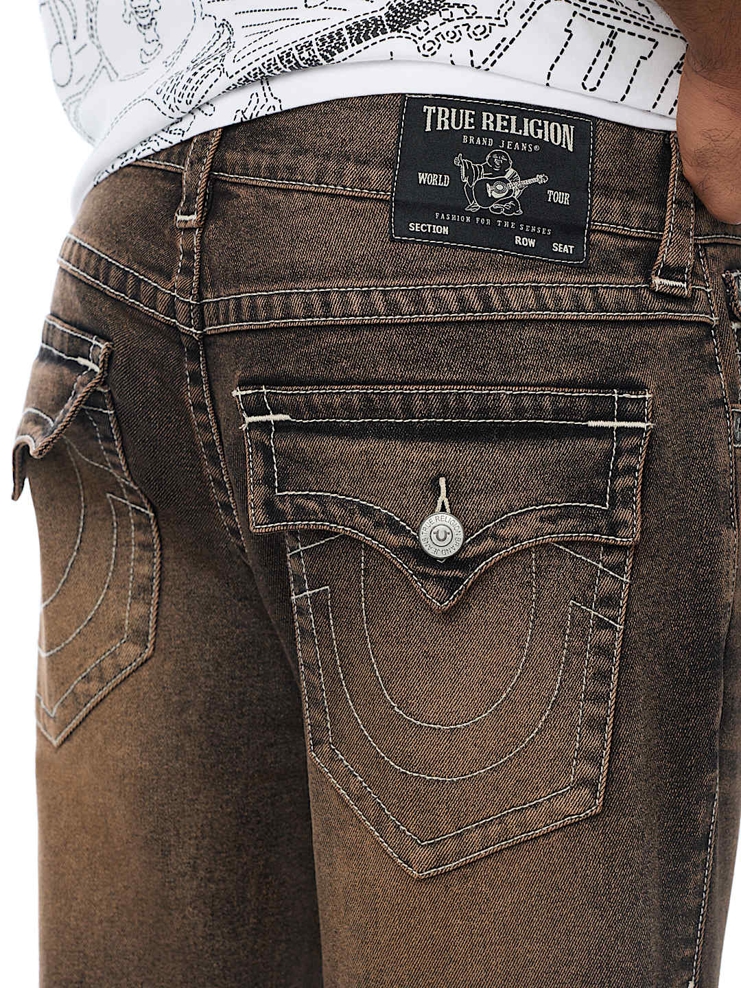 RICKY FLAP STRAIGHT JEAN 34"