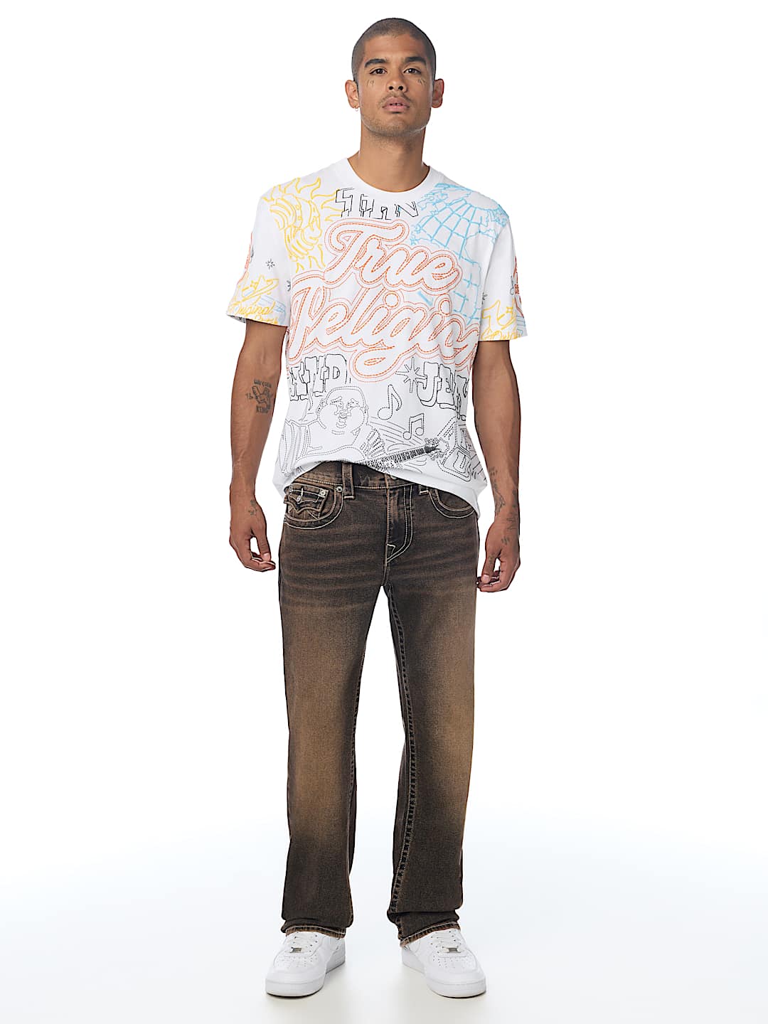 RICKY FLAP STRAIGHT JEAN 34"
