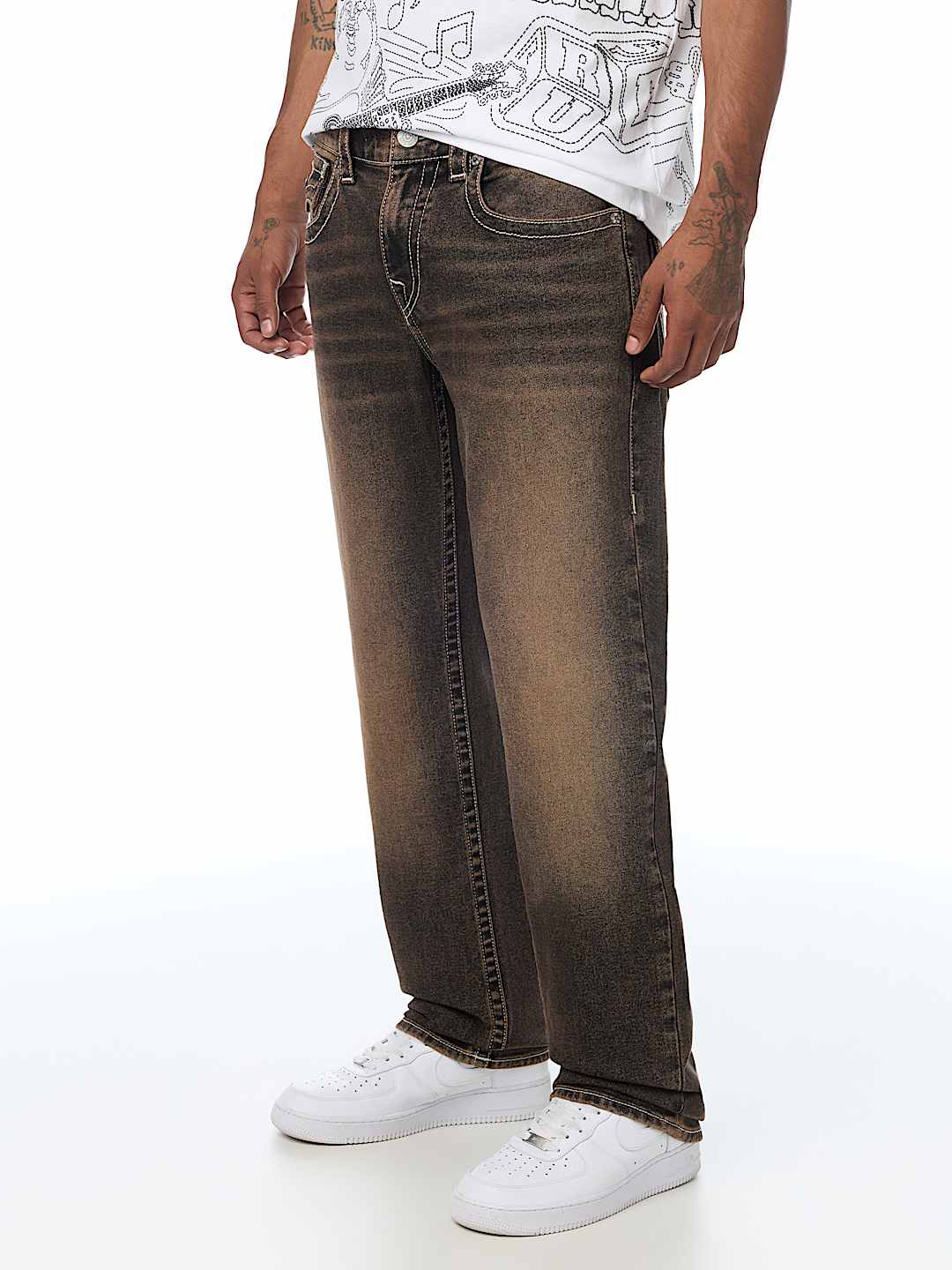 RICKY FLAP STRAIGHT JEAN 34"