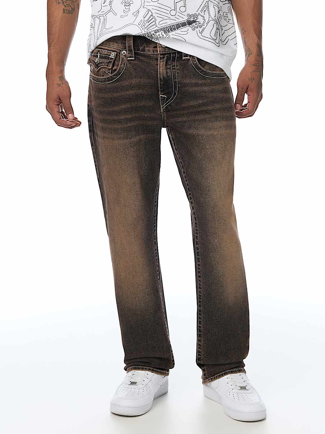 RICKY FLAP STRAIGHT JEAN 34"