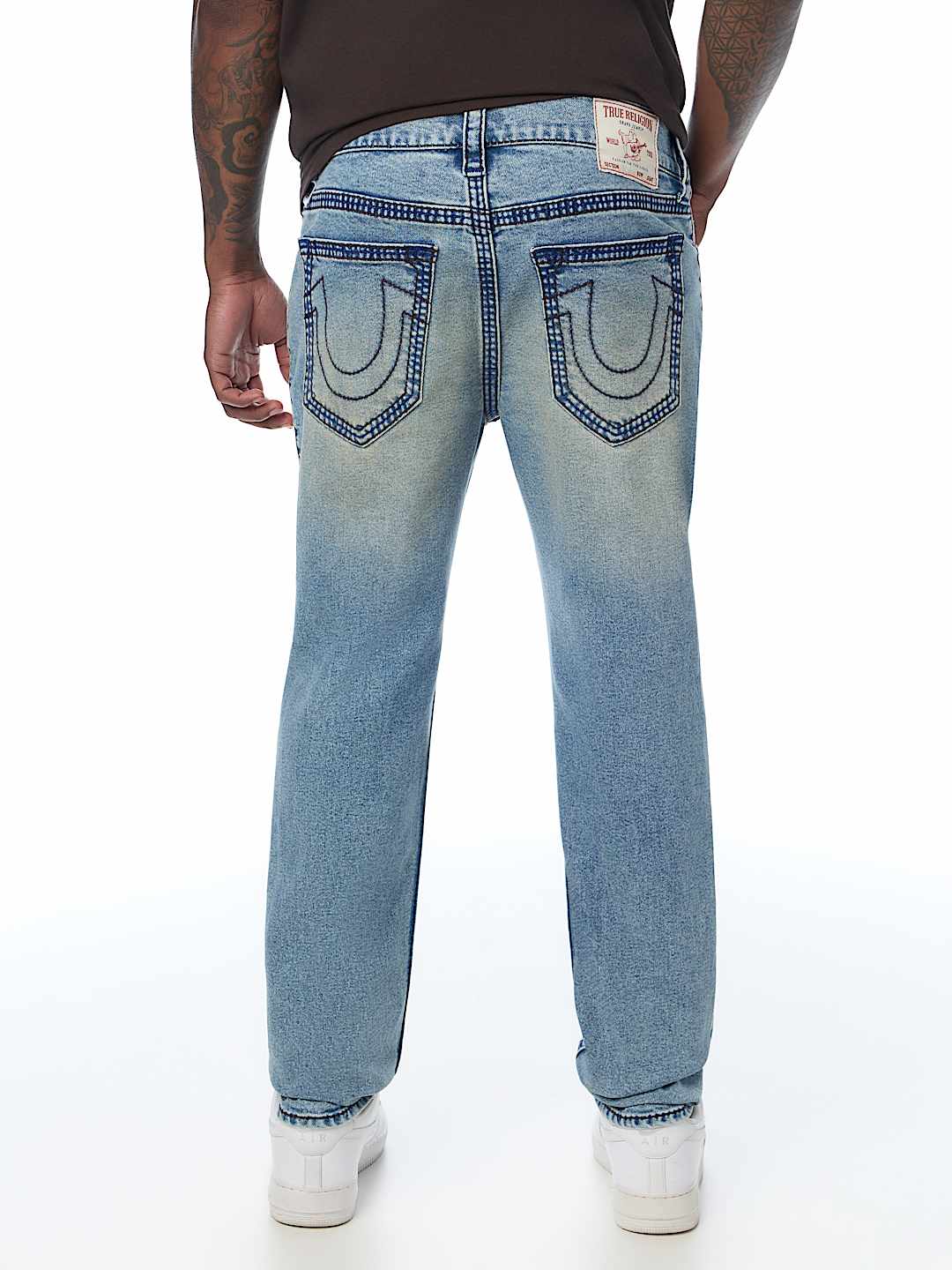 ROCCO TRIPLE NEEDLE BIG T FLAP SKINNY JEAN 32"