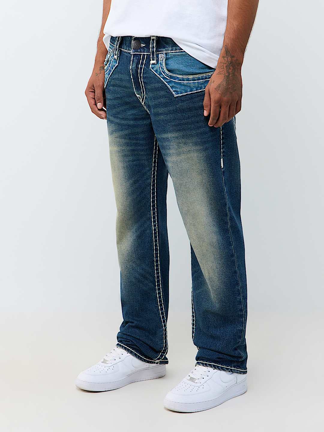 RICKY SUPER T JIMMY STRAIGHT JEAN 34"