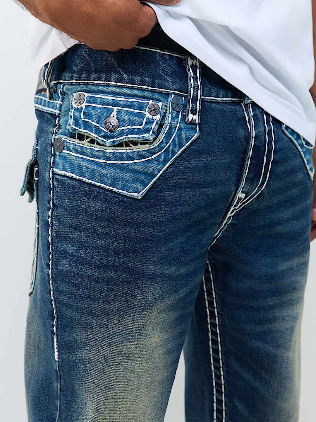 RICKY SUPER T JIMMY STRAIGHT JEAN 34"