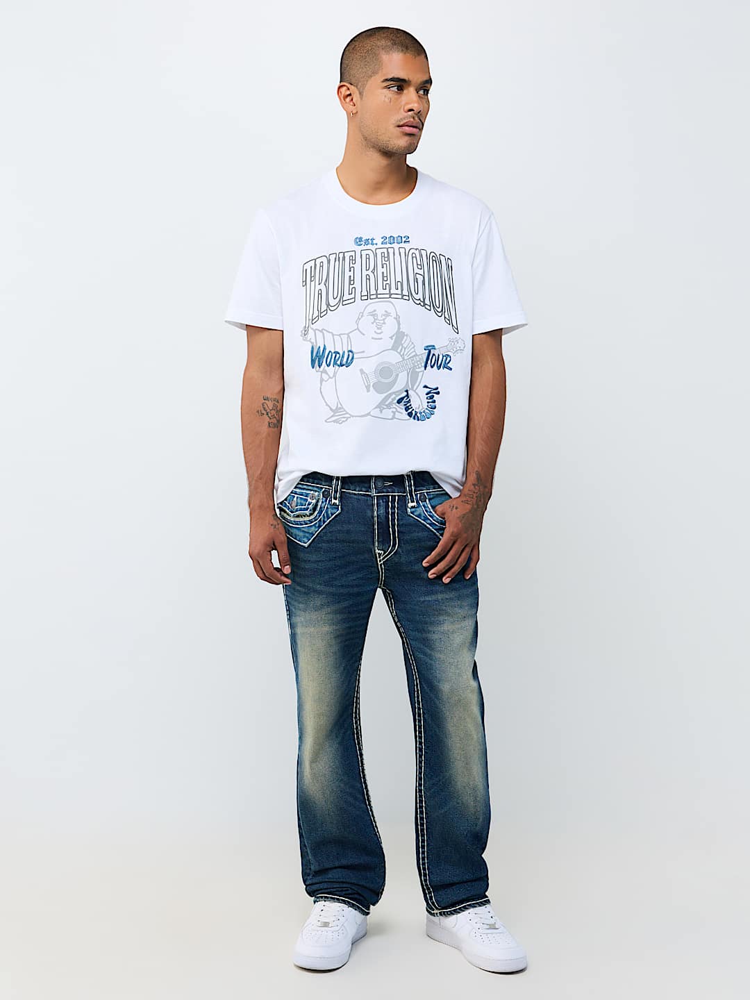 RICKY SUPER T JIMMY STRAIGHT JEAN 34"