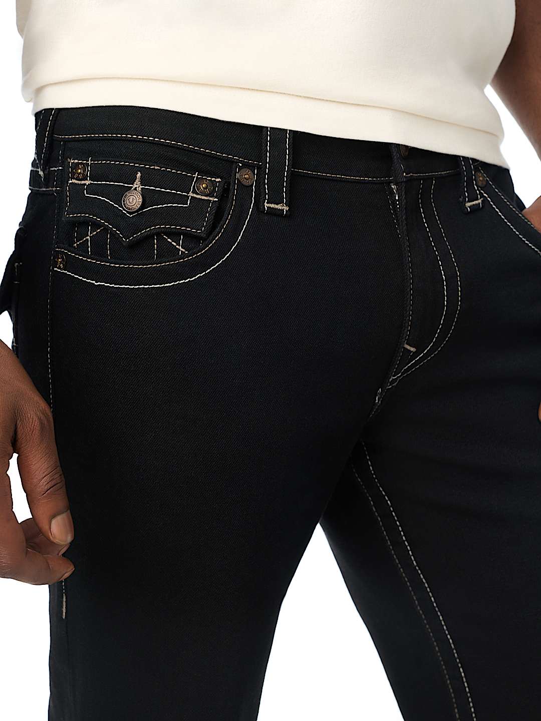 RICKY FLAP STRAIGHT JEAN 34"