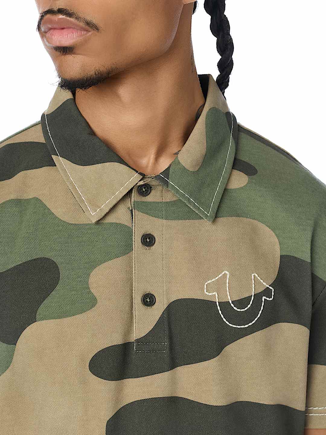 HORSESHOE LOGO BIG T POLO SHIRT
