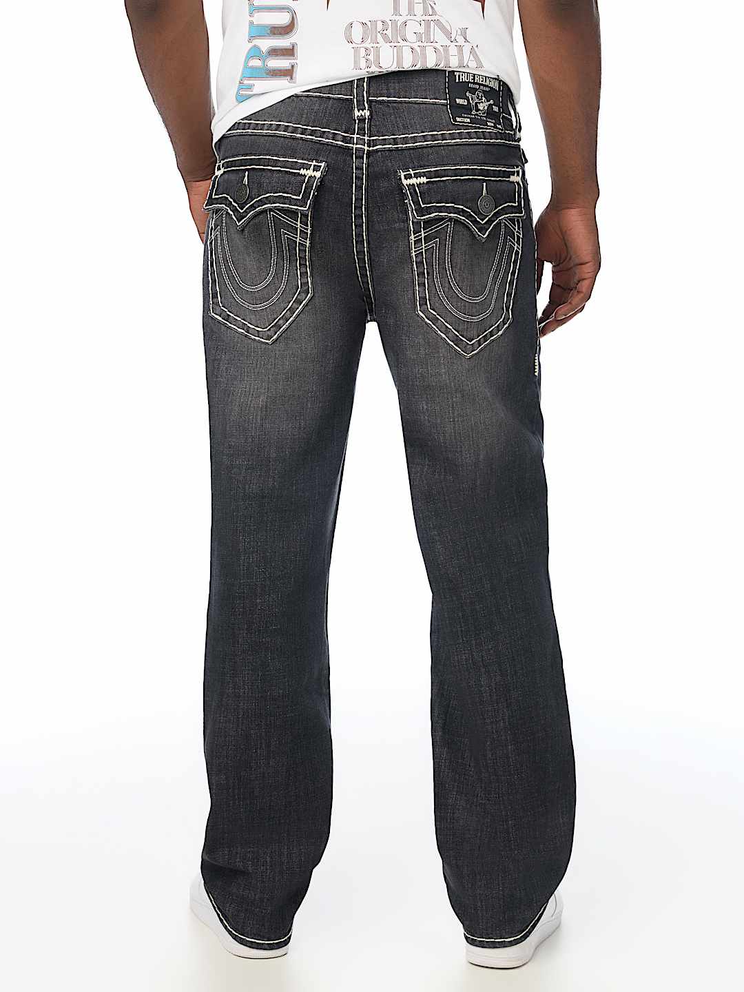 BOBBY EMBOSSED SUPER T FLAP BAGGY JEAN
