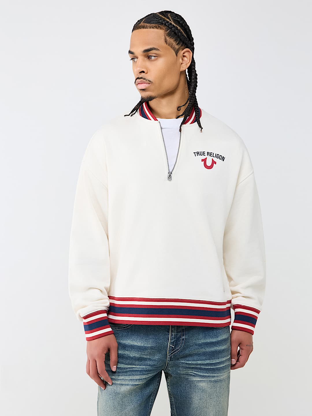 RAISED IN LA LONG SLEEVE KNIT SHIRT