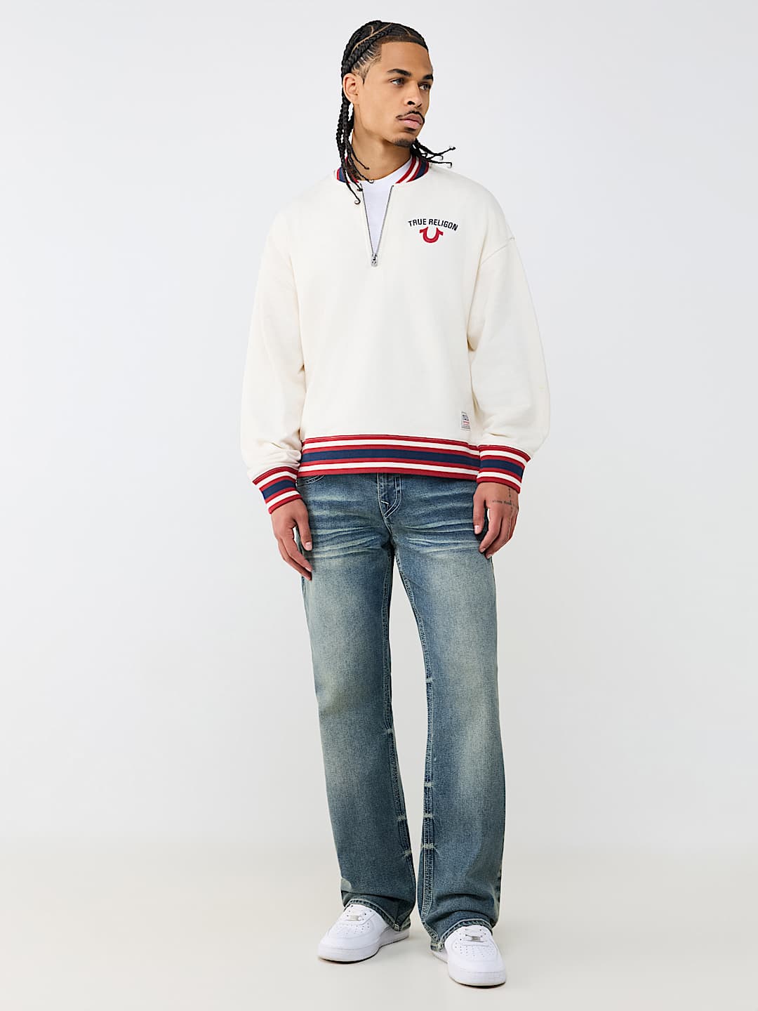 RAISED IN LA LONG SLEEVE KNIT SHIRT