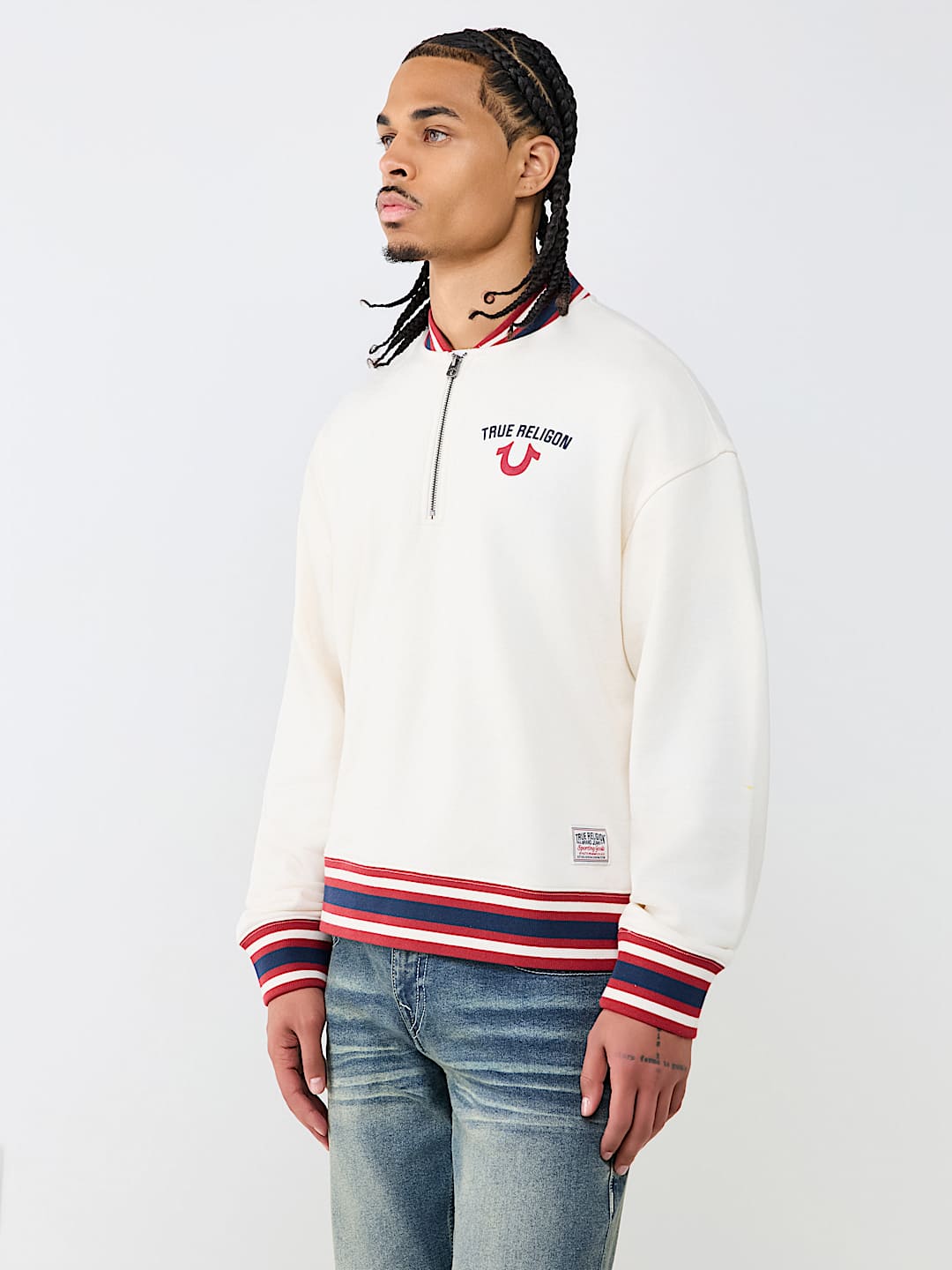 RAISED IN LA LONG SLEEVE KNIT SHIRT