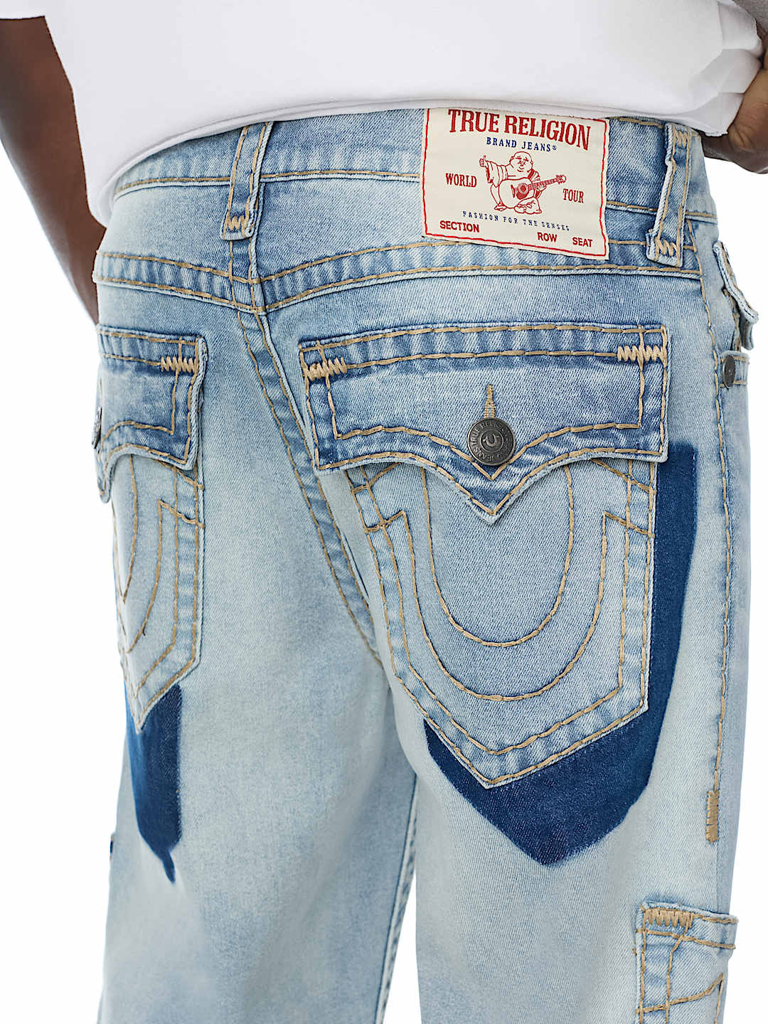 BOBBY SUPER T RIP-OFF FLAP BAGGY JEAN 32" 