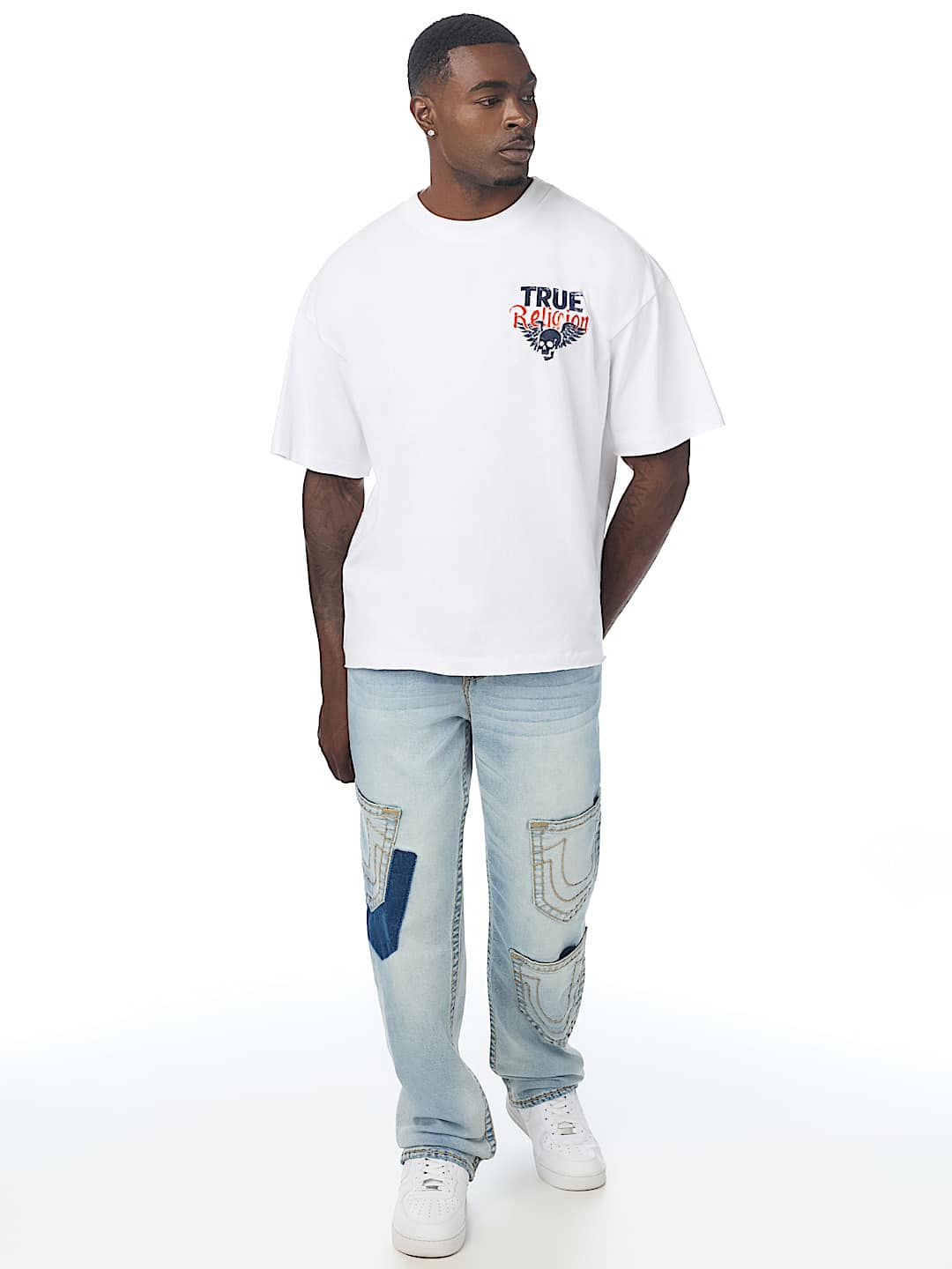 BOBBY SUPER T RIP-OFF FLAP BAGGY JEAN 32" 