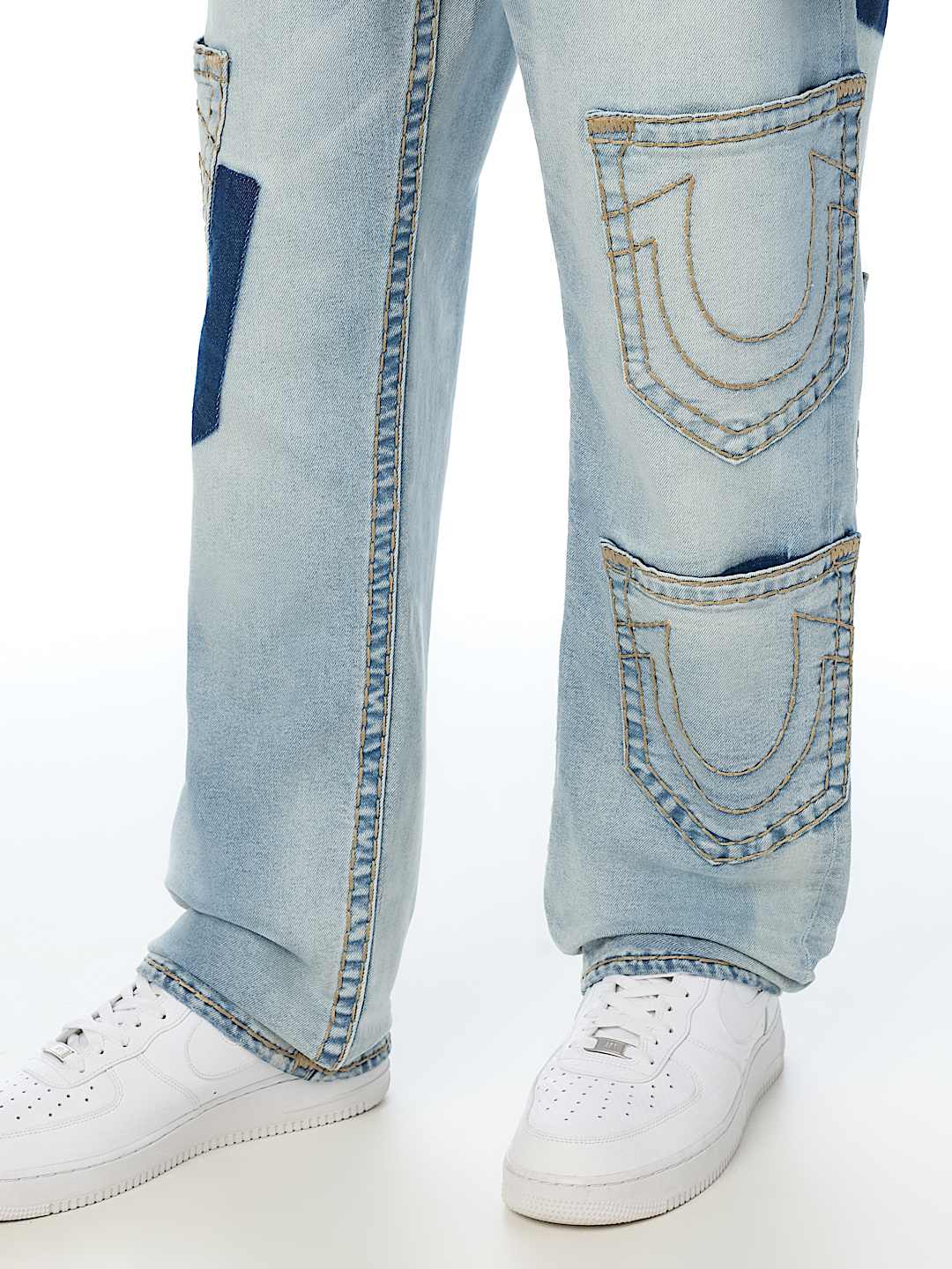 BOBBY SUPER T RIP-OFF FLAP BAGGY JEAN 32" 