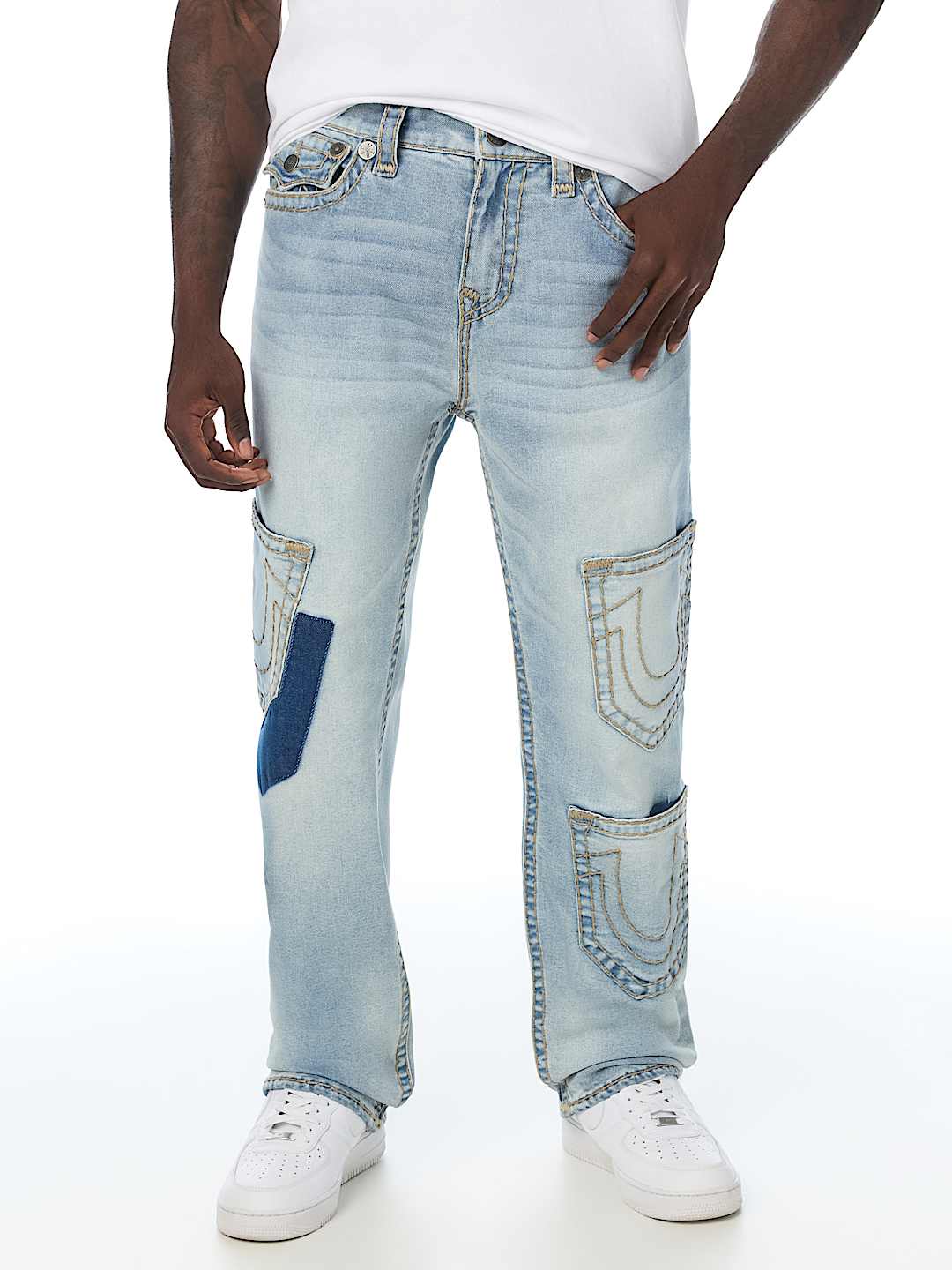 BOBBY SUPER T RIP-OFF FLAP BAGGY JEAN 32" 
