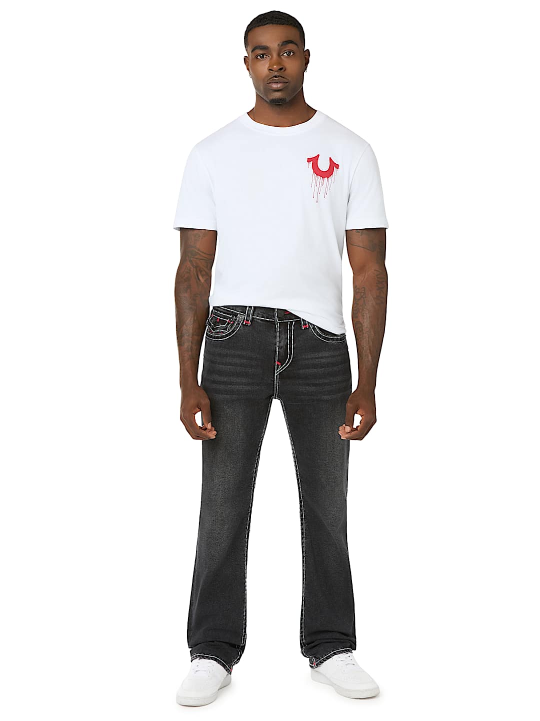 RICKY SUPER T FLAP STRAIGHT JEAN 34"
