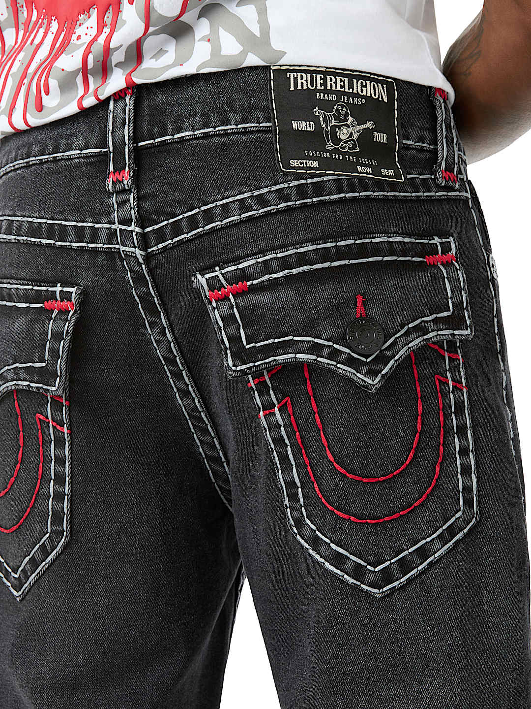 RICKY SUPER T FLAP STRAIGHT JEAN 34"