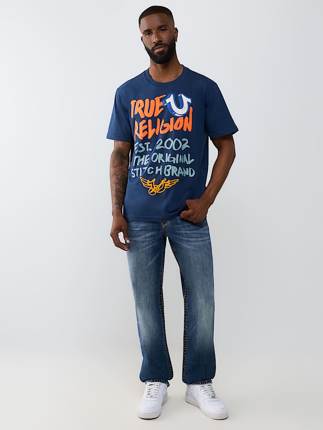 RICKY SUPER T FLAP STRAIGHT JEAN 34" 