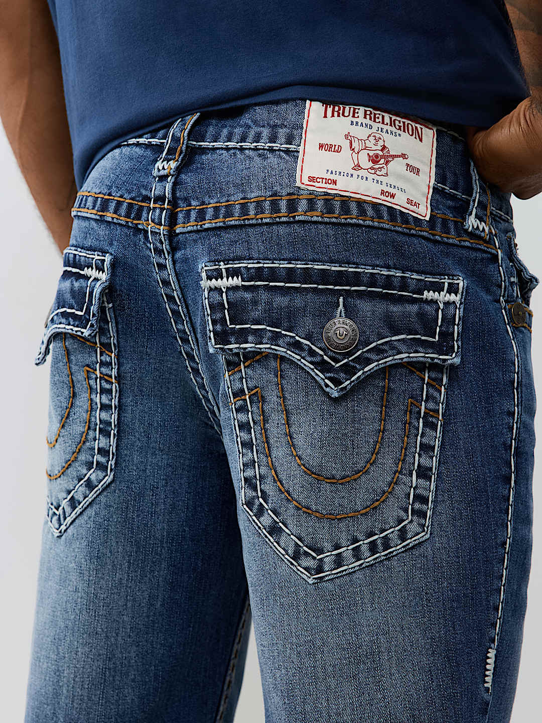 TRUE RELIGION RICKY FLAP SUPER T デニム 110645_jpid_frt1