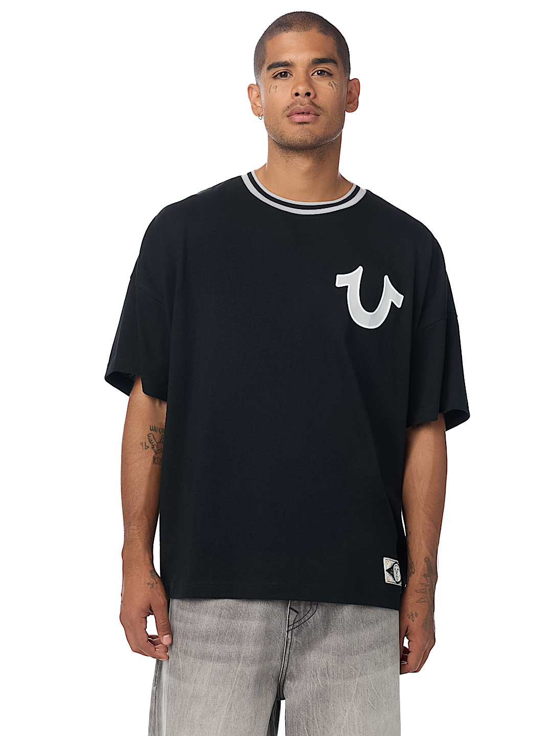 SCRIPT HEAVYWEIGHT OVERSIZED TEE