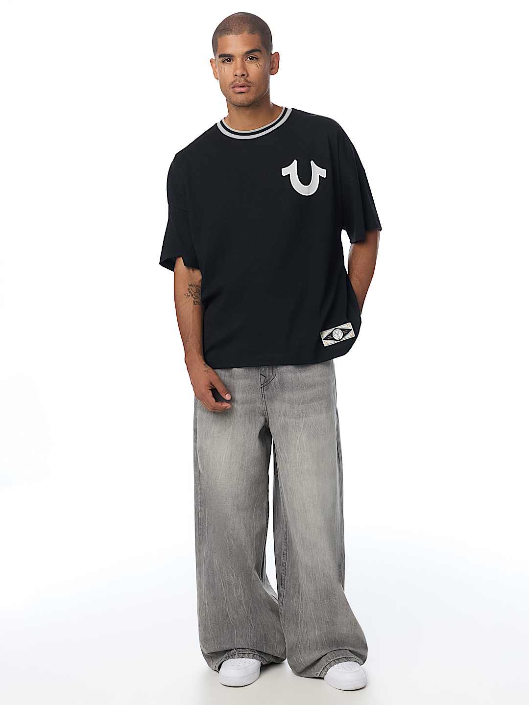 SCRIPT HEAVYWEIGHT OVERSIZED TEE