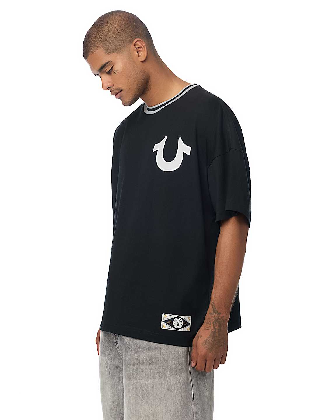 SCRIPT HEAVYWEIGHT OVERSIZED TEE