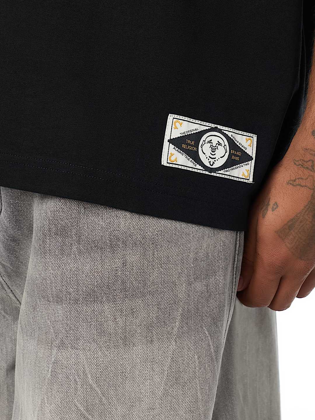 SCRIPT HEAVYWEIGHT OVERSIZED TEE