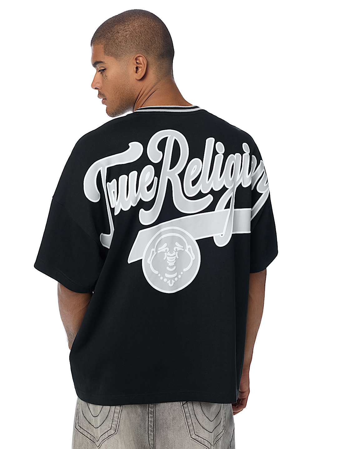 SCRIPT HEAVYWEIGHT OVERSIZED TEE