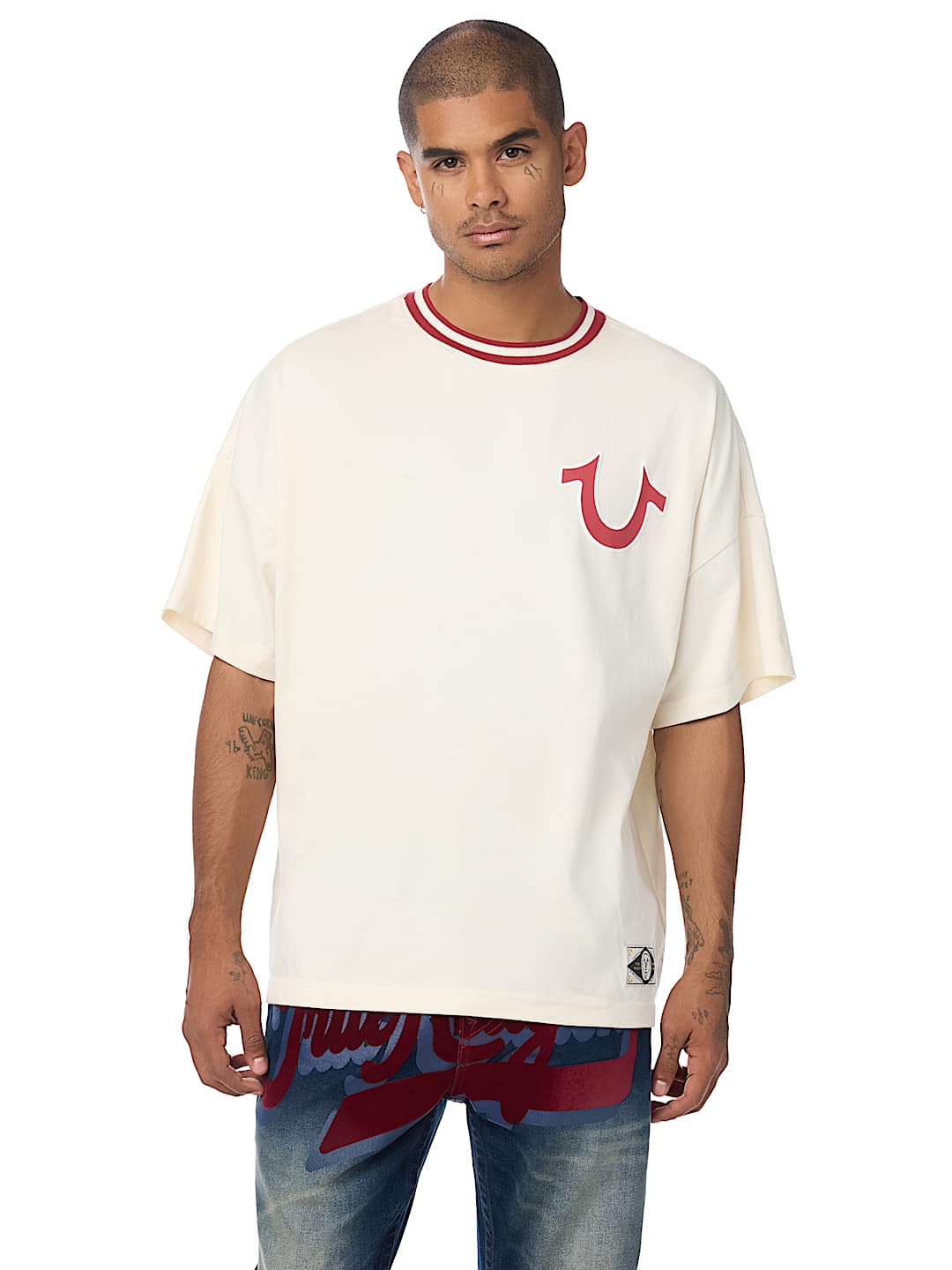 SCRIPT HEAVYWEIGHT OVERSIZED TEE