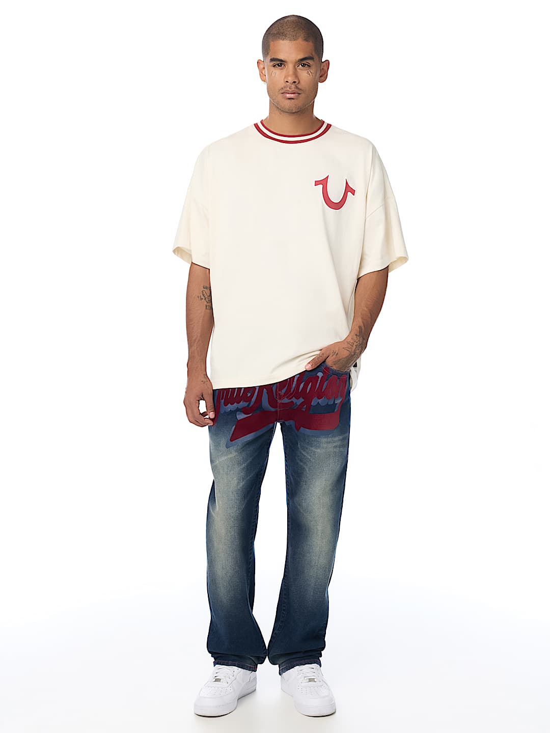 SCRIPT HEAVYWEIGHT OVERSIZED TEE