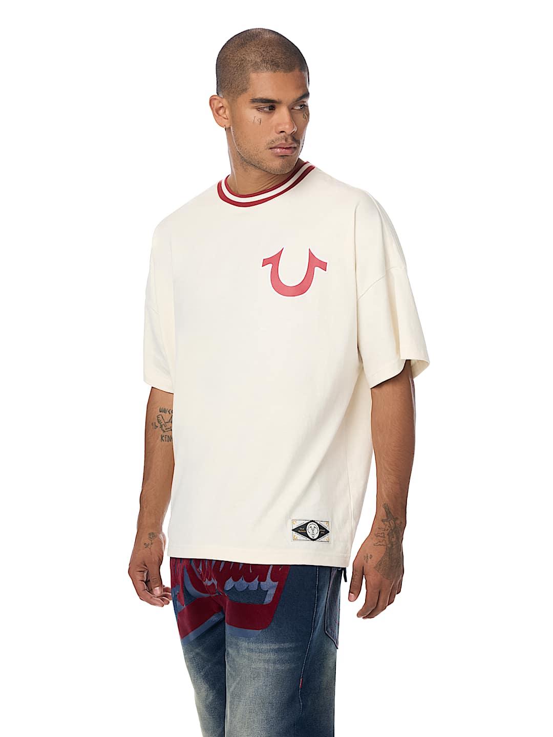 SCRIPT HEAVYWEIGHT OVERSIZED TEE