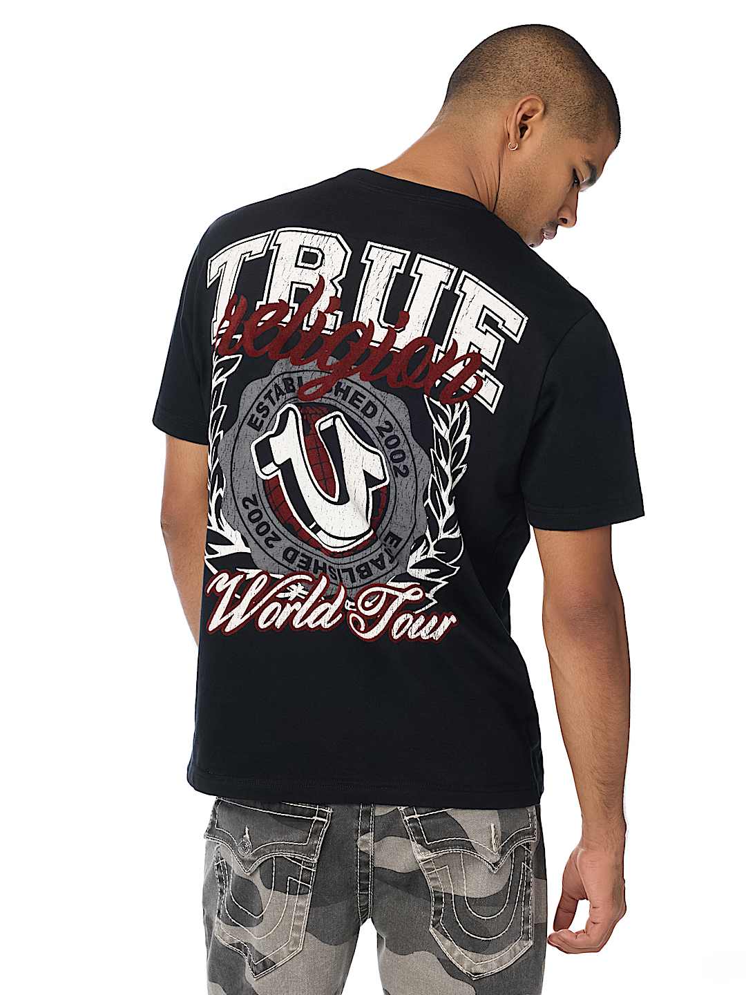 CAMISETA CON ESCUDO Y HERRADURA