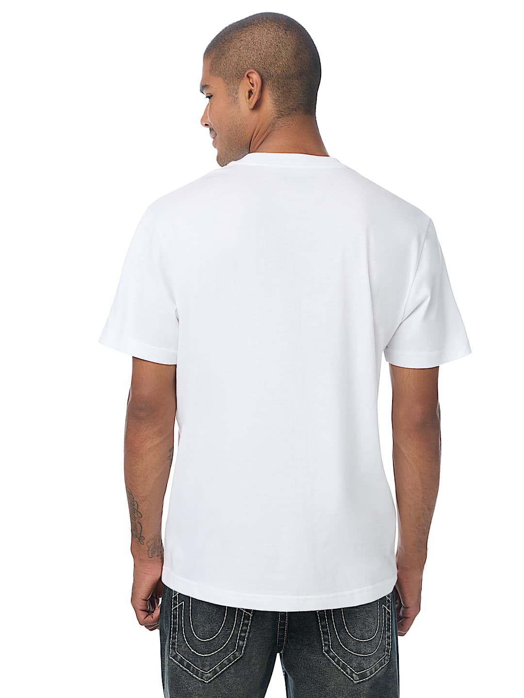 STITCHED BLOCK BUDDHA TEE