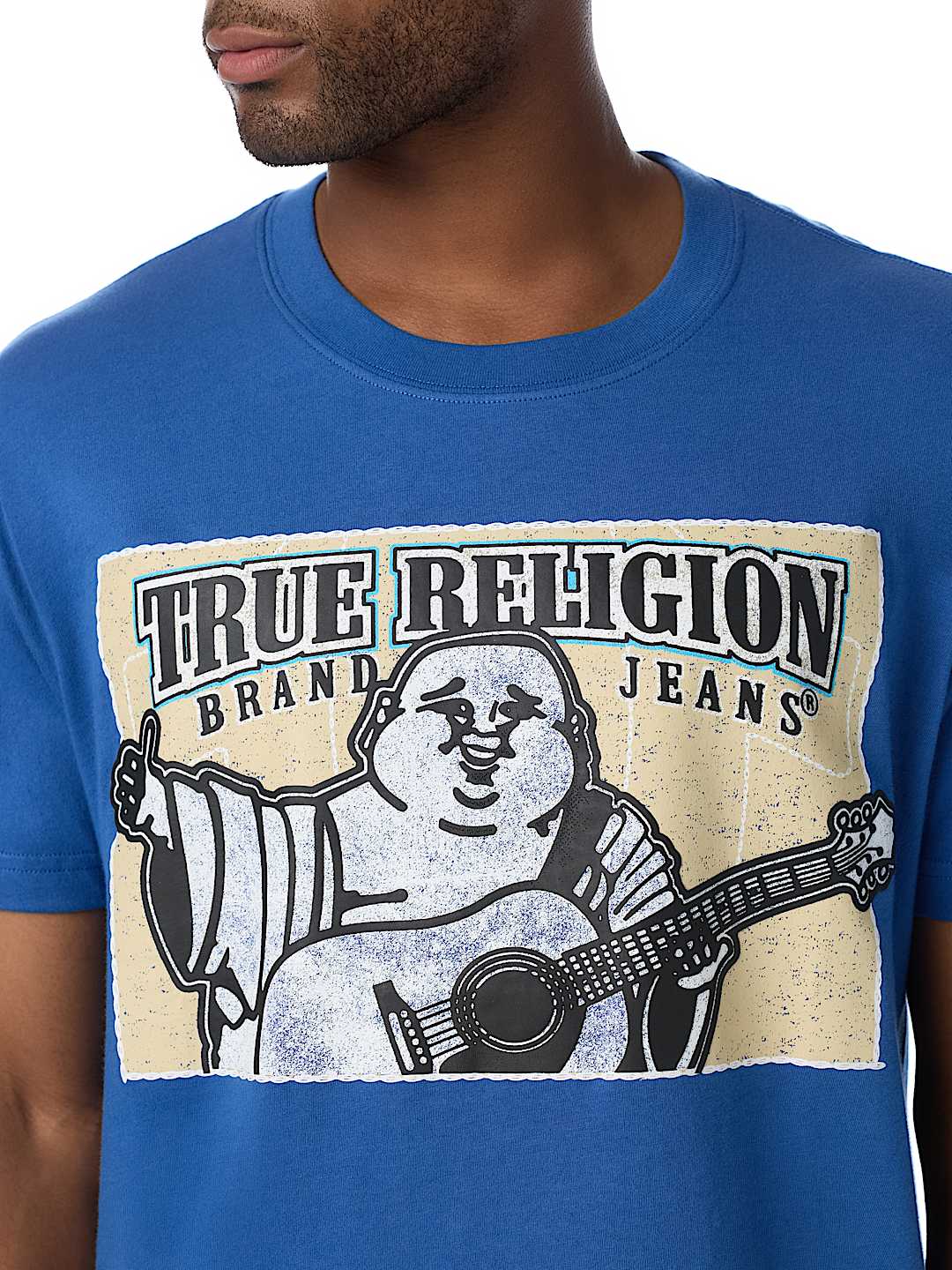 STITCHED BLOCK BUDDHA TEE