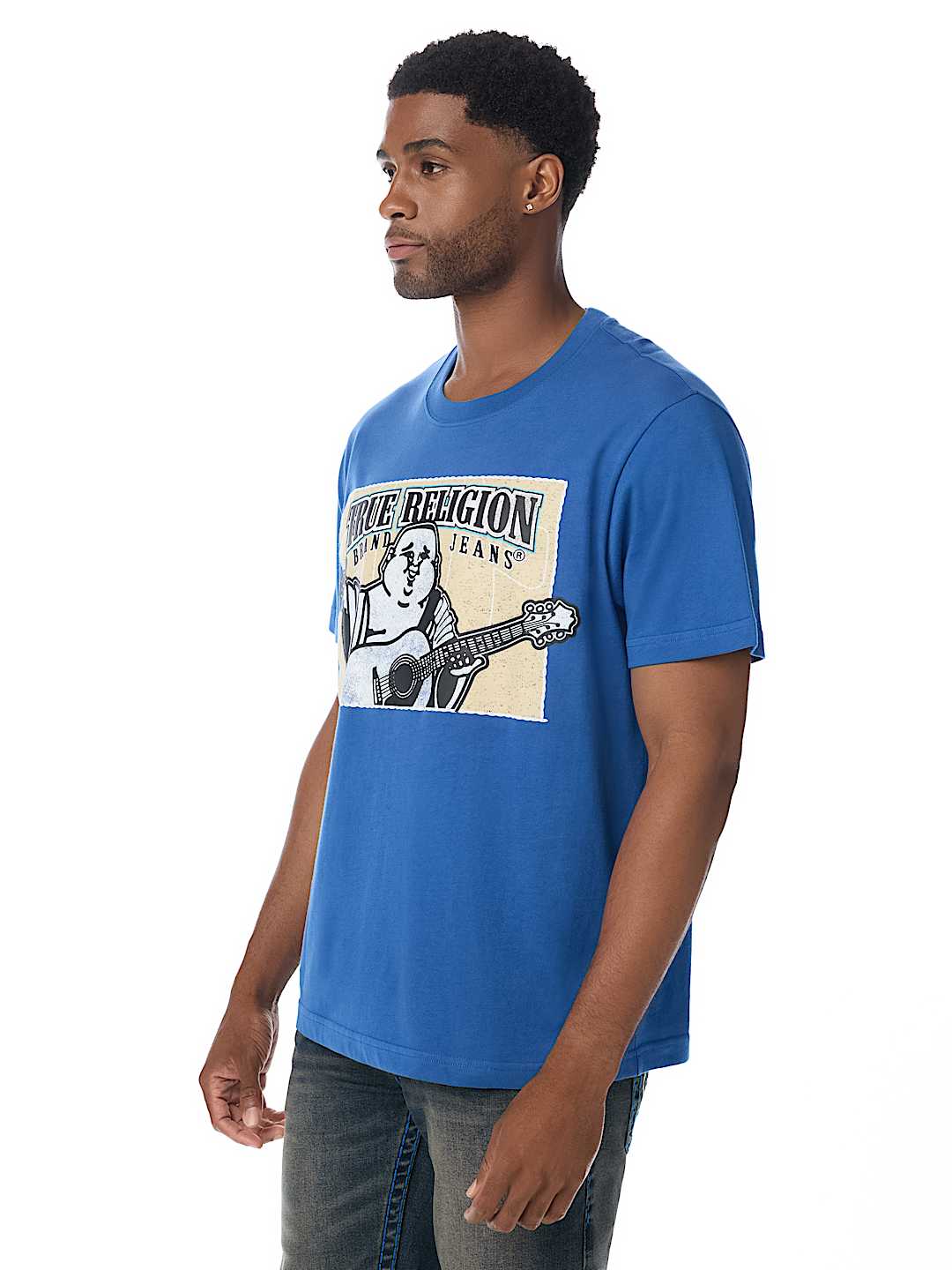 STITCHED BLOCK BUDDHA TEE