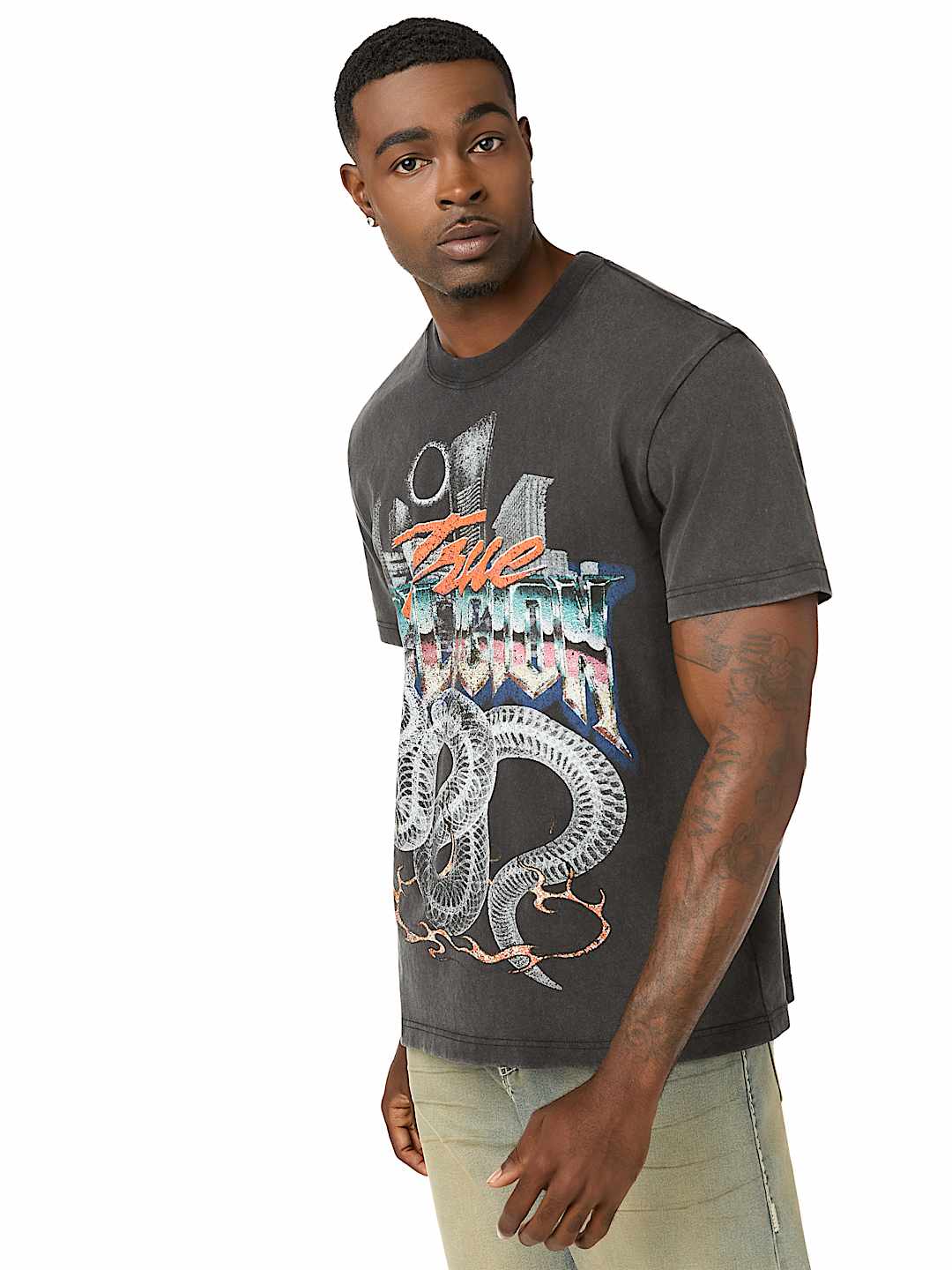 WASHED SNAKEBITE HEAVYWEIGHT TEE