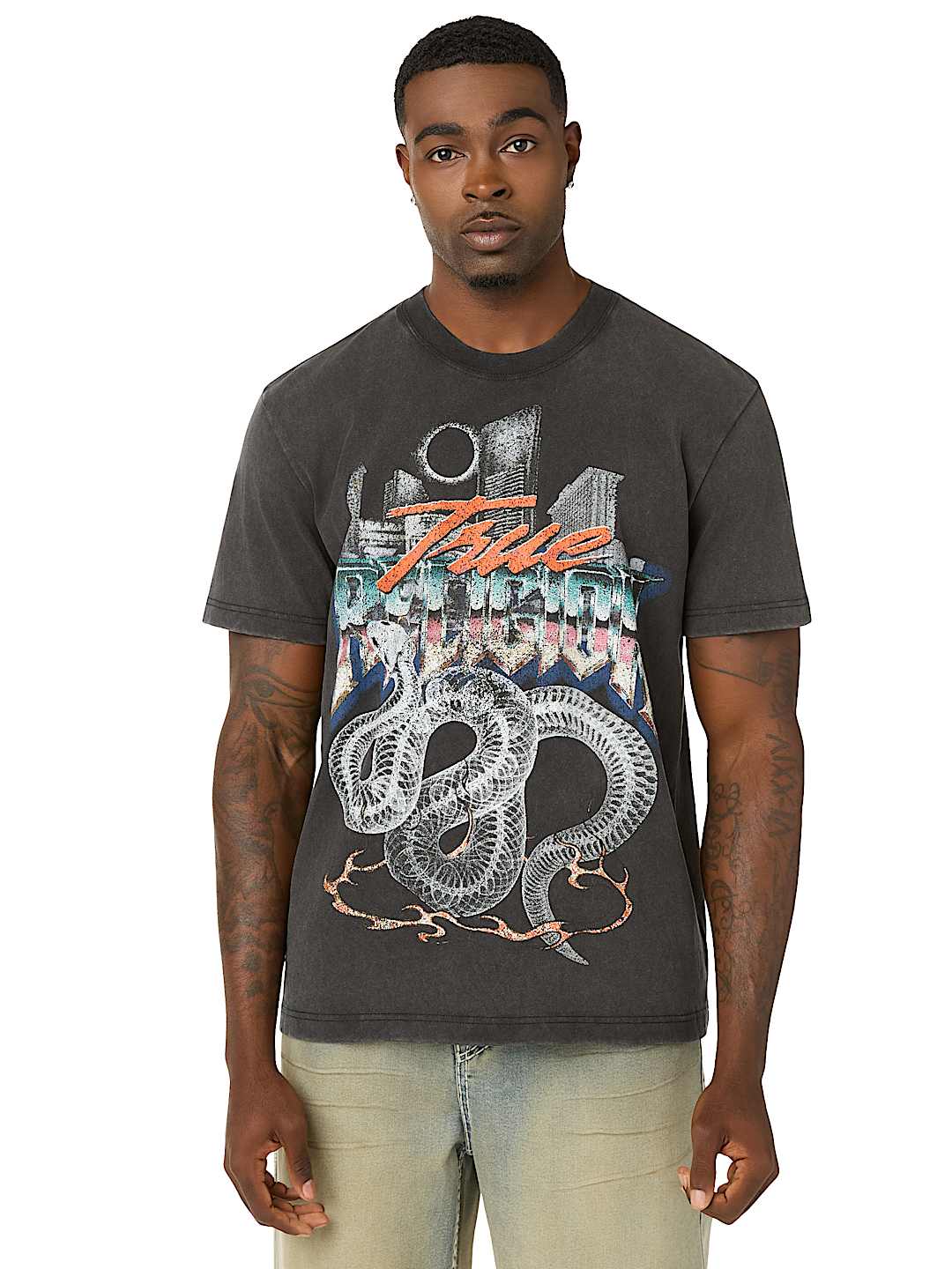 WASHED SNAKEBITE HEAVYWEIGHT TEE