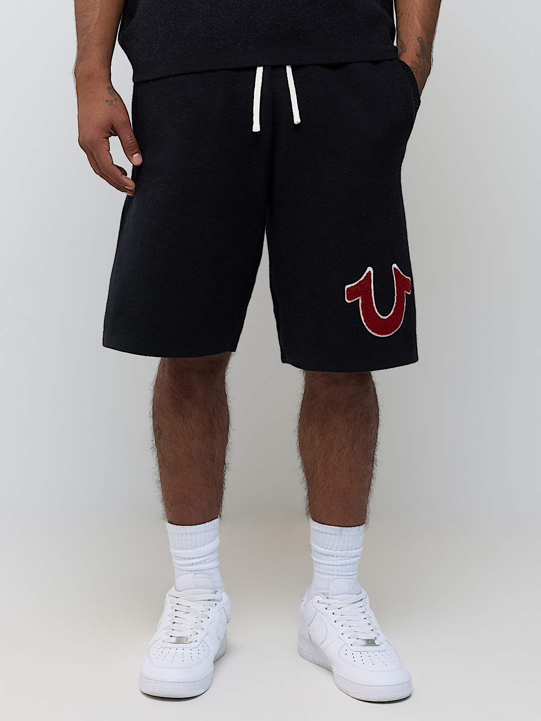 KNIT LOGO SHORT