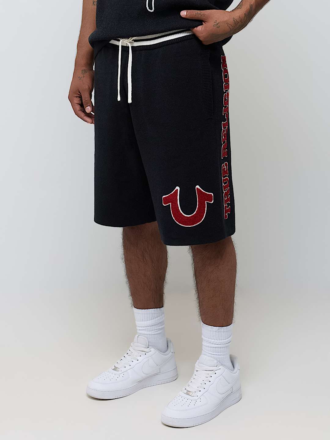 KNIT LOGO SHORT