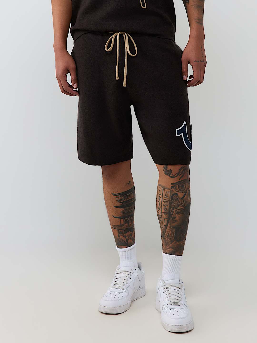 KNIT LOGO SHORT