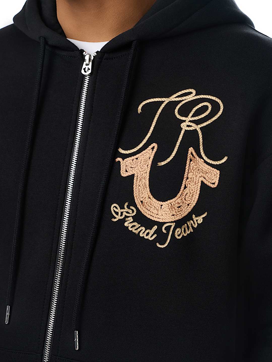 ROPE LOGO ZIP HOODIE
