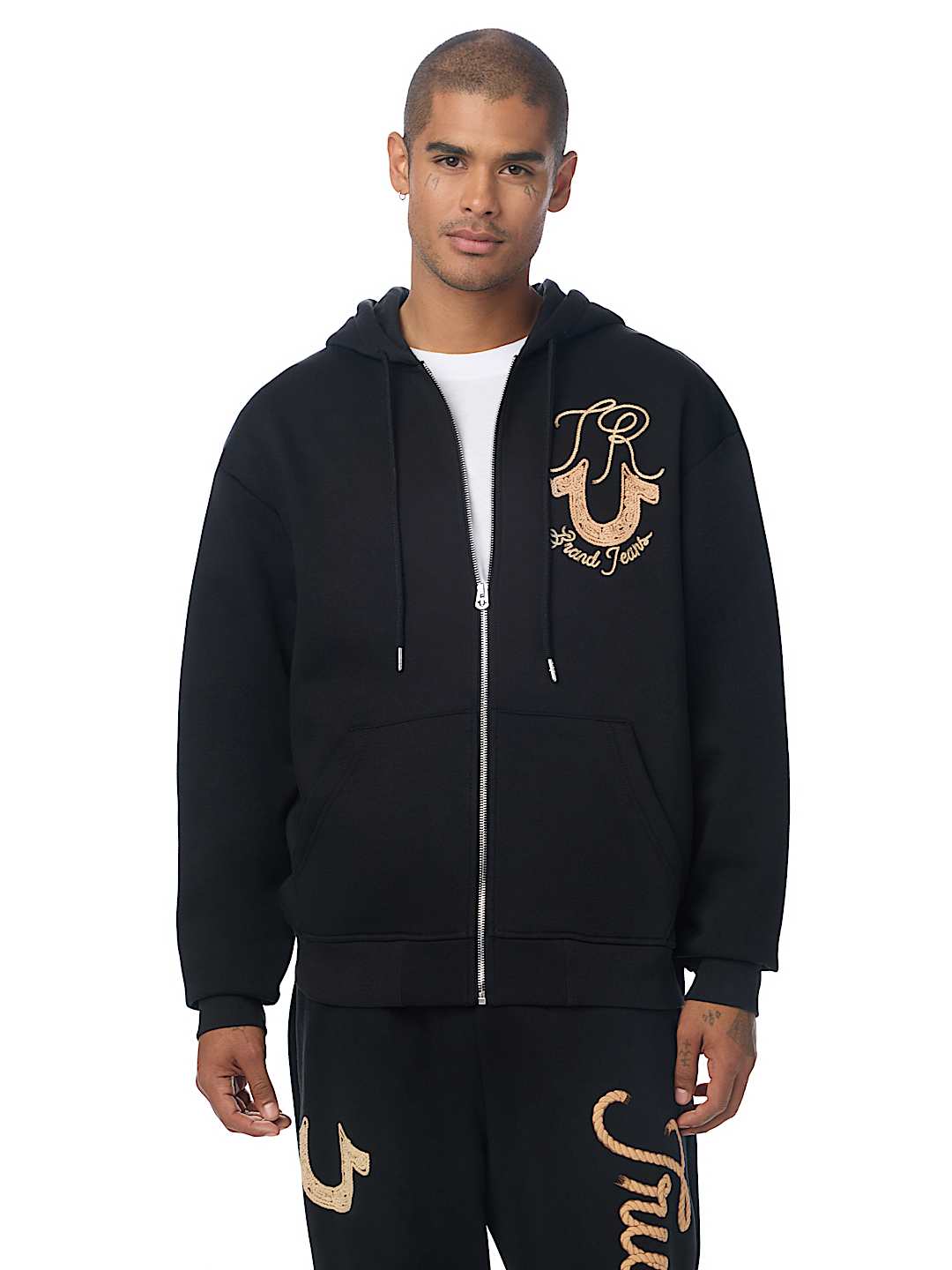 ROPE LOGO ZIP HOODIE