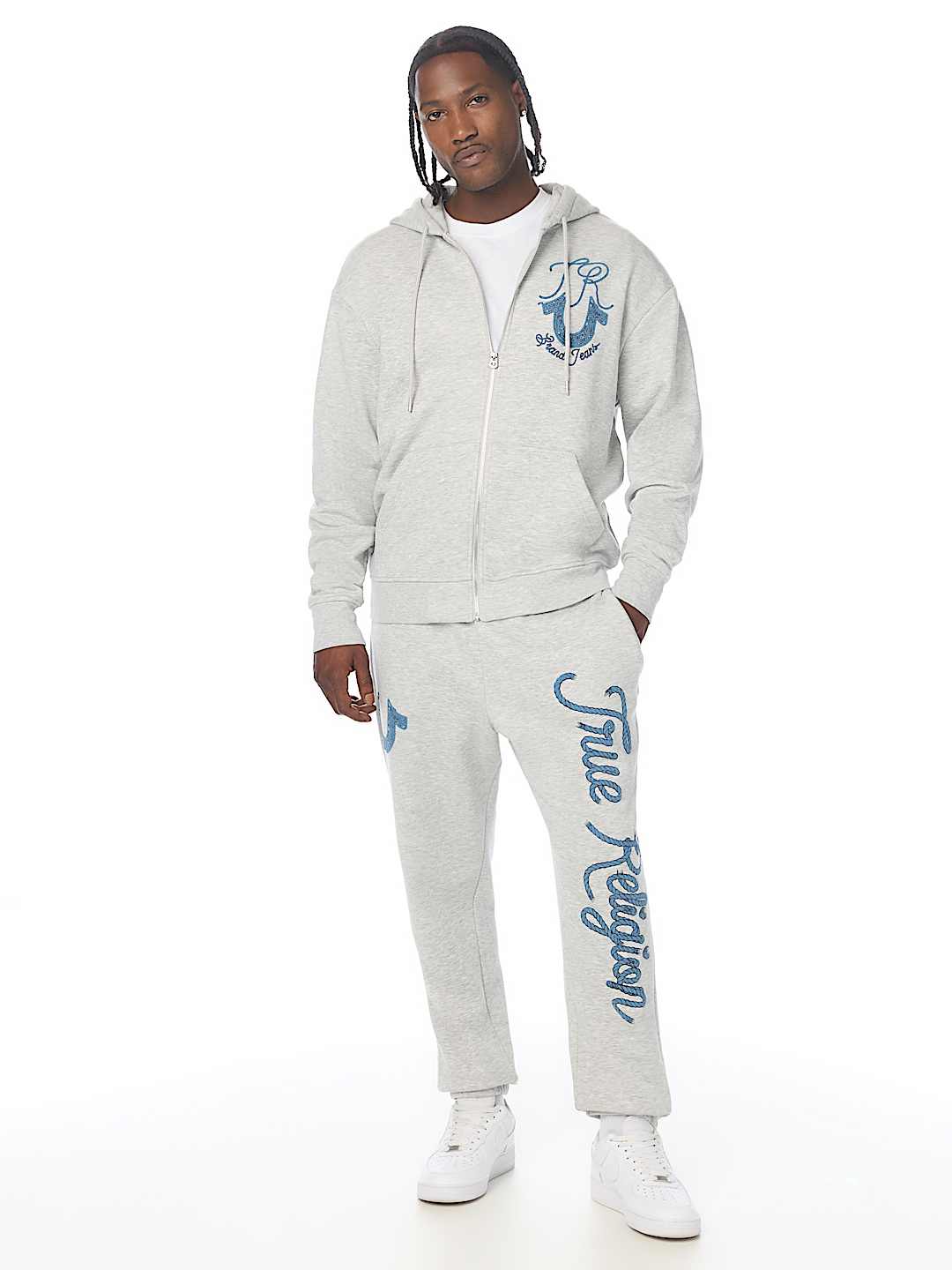 ROPE LOGO ZIP HOODIE