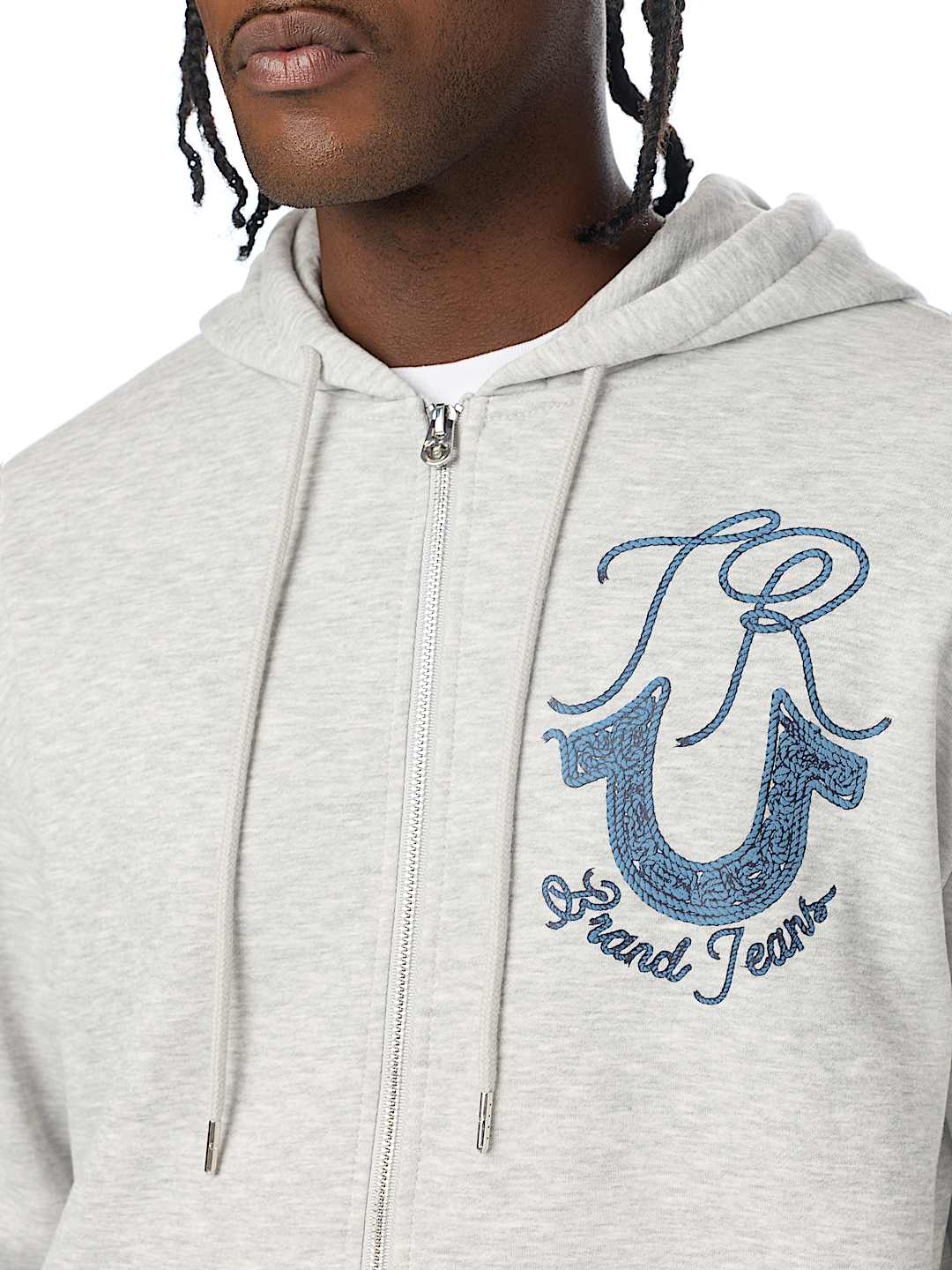 ROPE LOGO ZIP HOODIE