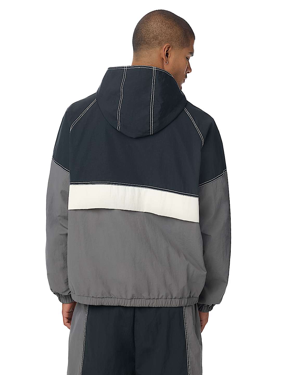 COLORBLOCK BIG T NYLON ANORAK