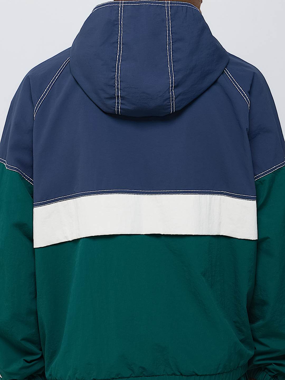 COLORBLOCK BIG T NYLON ANORAK