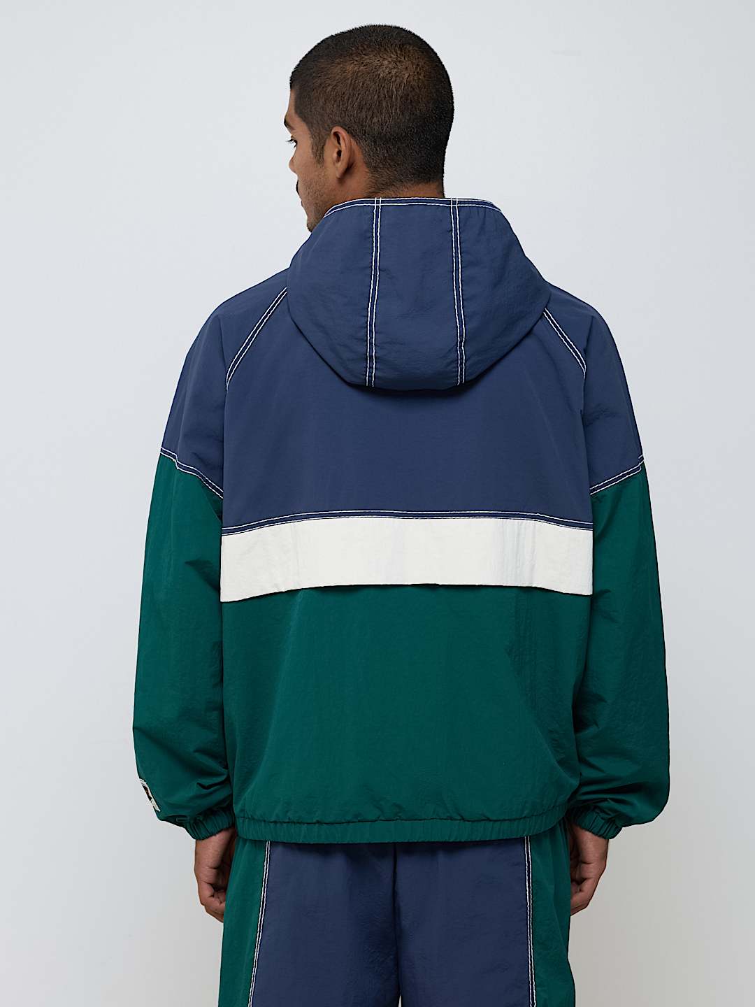 COLORBLOCK BIG T NYLON ANORAK