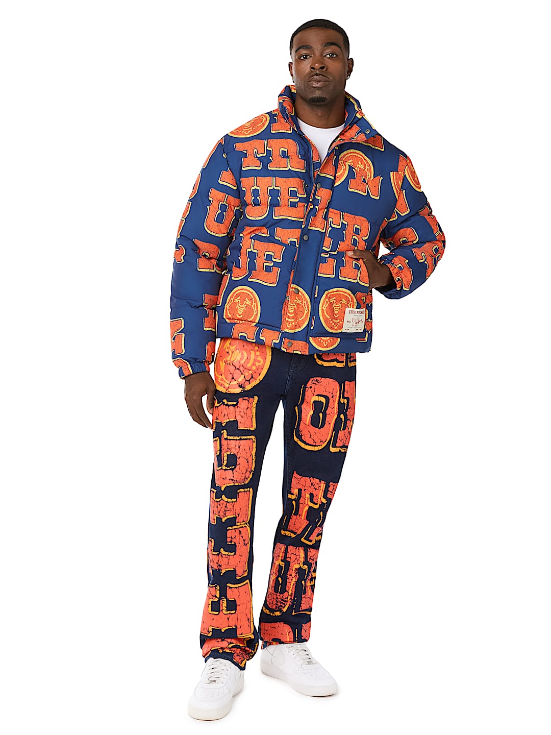 WESTERN LOGO PUFFER JACKET