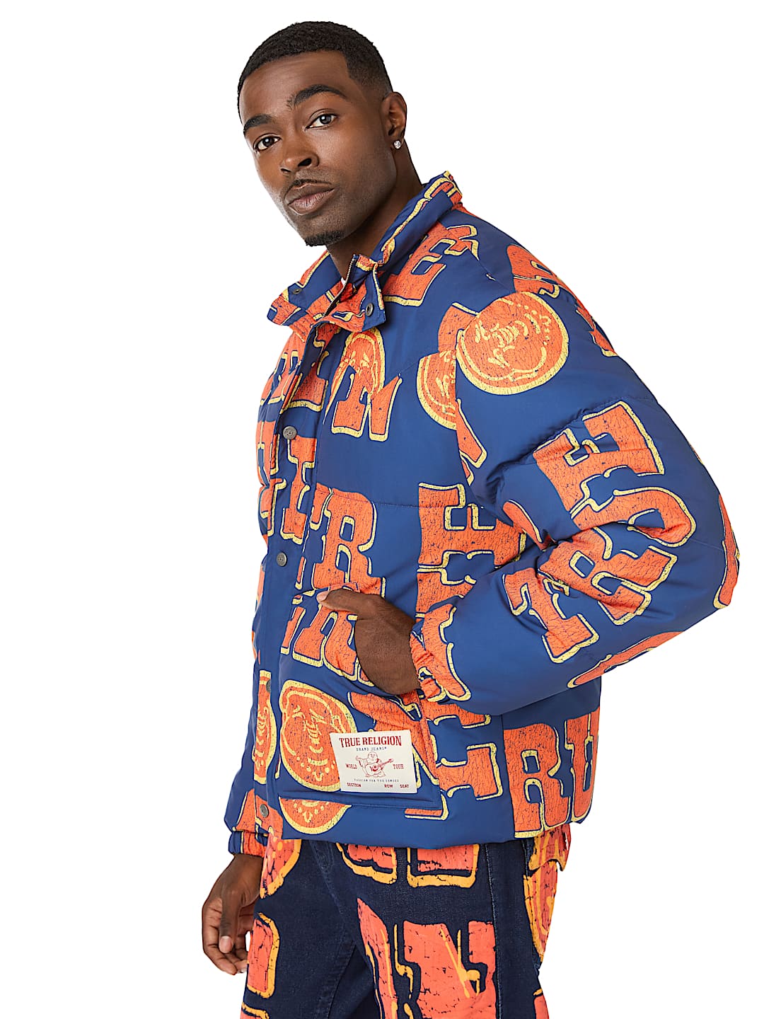 WESTERN LOGO PUFFER JACKET