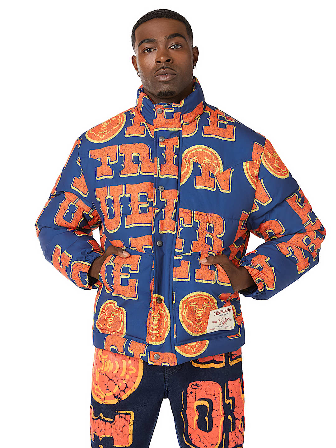 WESTERN LOGO PUFFER JACKET
